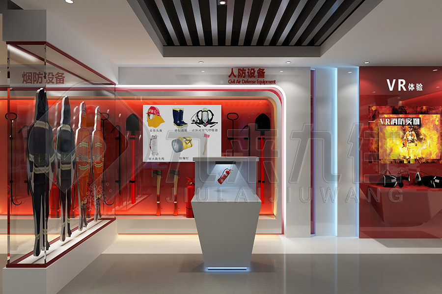 安全教育宣傳展廳，社區(qū)安全教育館裝修，安全宣傳展廳平面設(shè)計(jì)公司